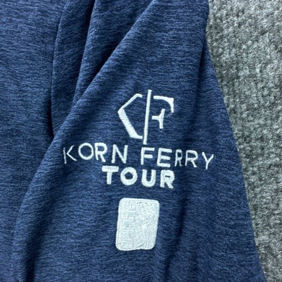 Peter Millar Top Womens Small Blue 1/4 Zip Pullover Golf‎ Korn Ferry Tour - Picture 4 of 15